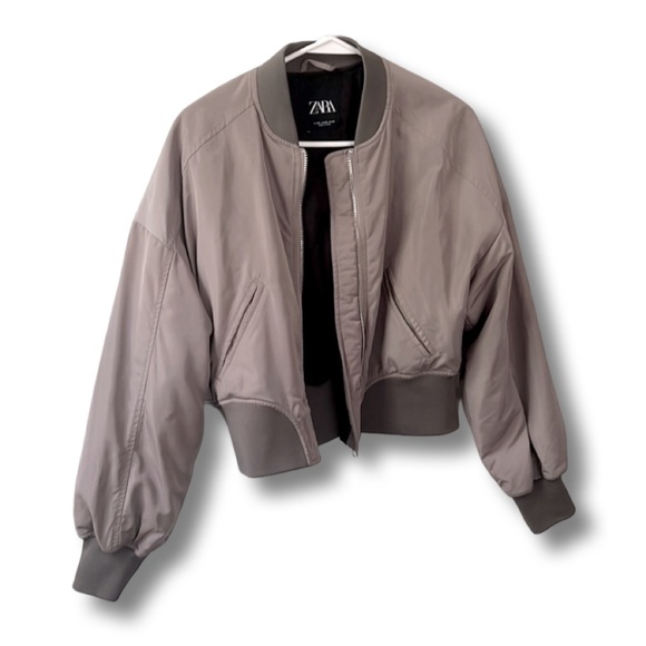 Zara Jackets & Coats Zara Essential Oversized Bomber Jacket Size Xs